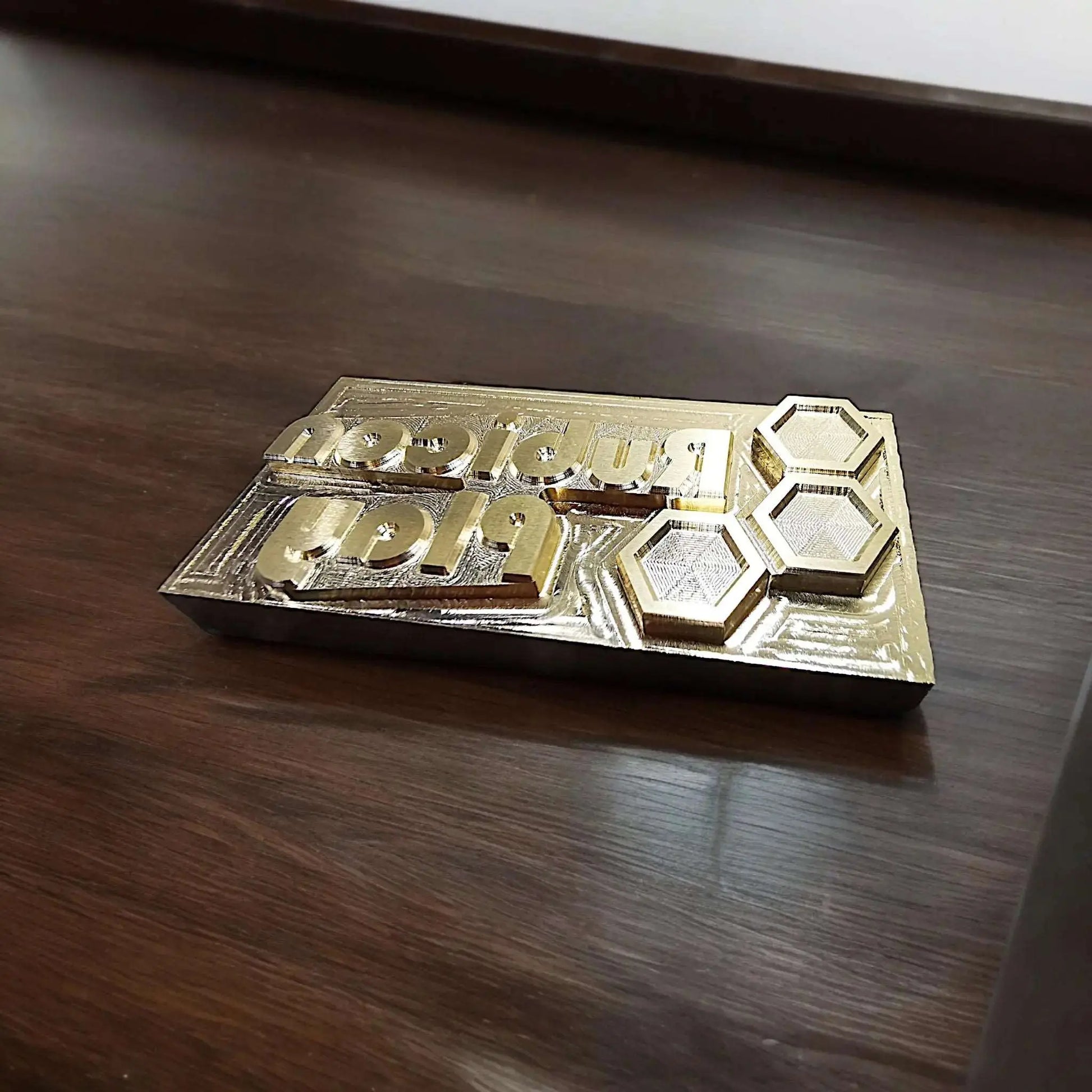 a cake sitting on top of a wooden table