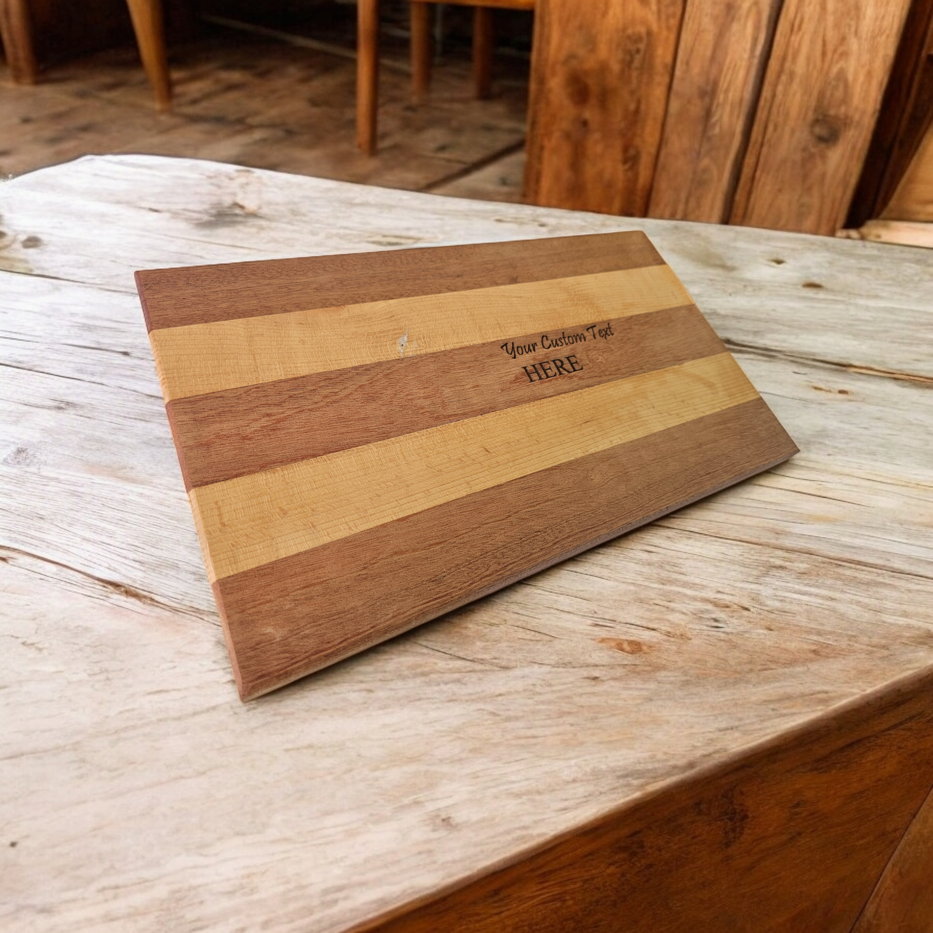 Personalised Custom Engraved Wooden Chopping Board Cheese Board Serving Board Cutting Novelty Gift Birthday Christmas Housewarming Wedding Hamilton Rand