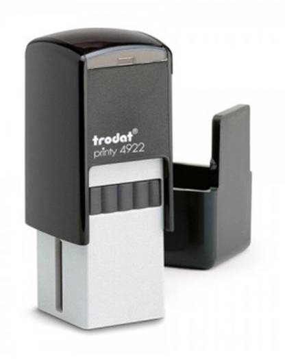 Trodat Printy 4612 Custom Self-Inking Stamp – 10mm Round (Up to 3 Lines)