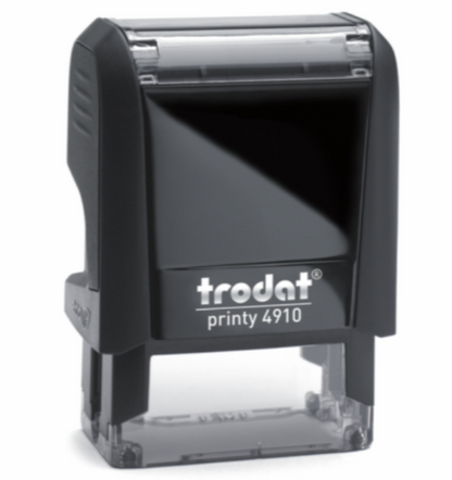 Trodat Printy 4910 Custom Self-Inking Stamp – 24x7mm (Up to 3 Lines)