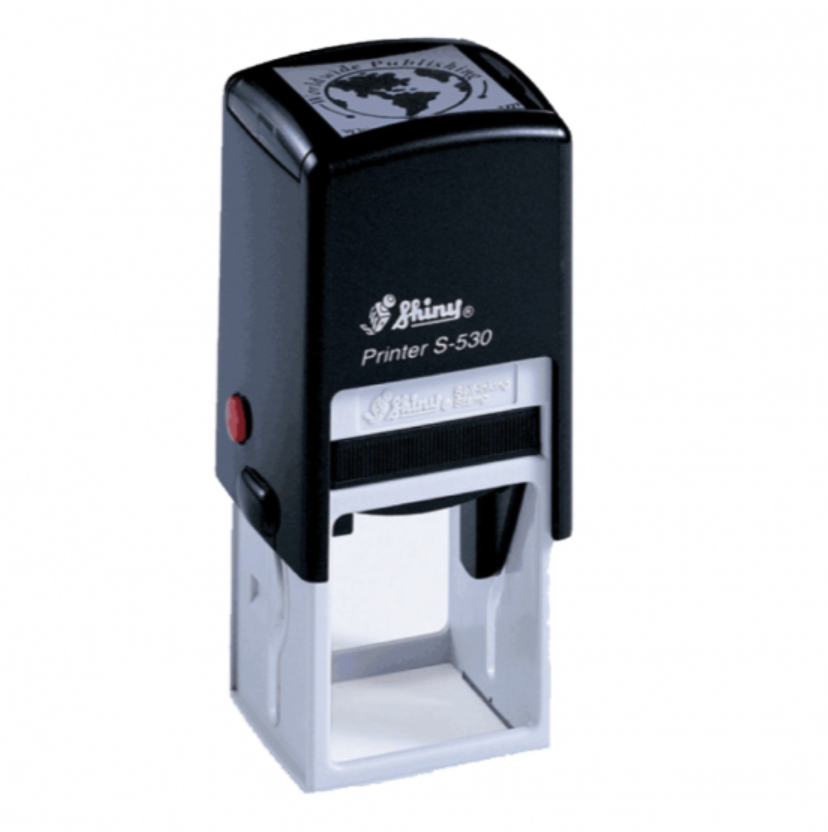 UV Ink Hand Stamp – Custom Made 28x28mm Square Self-Inking